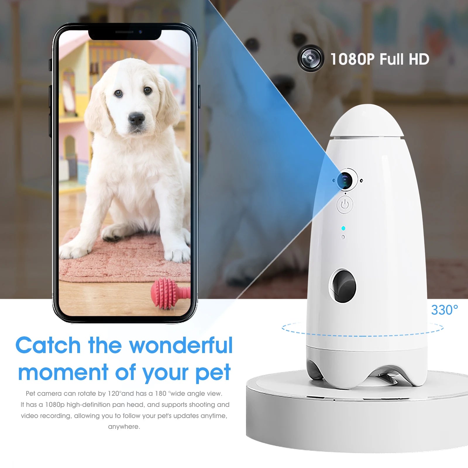 Smart Dog Camera 1080p