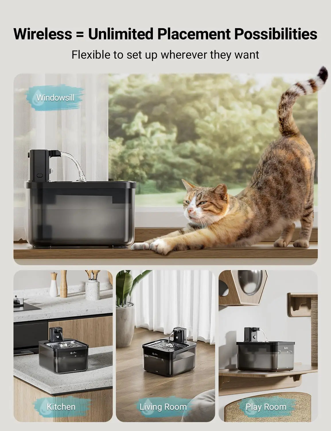 Automatic Cat Water Fountain