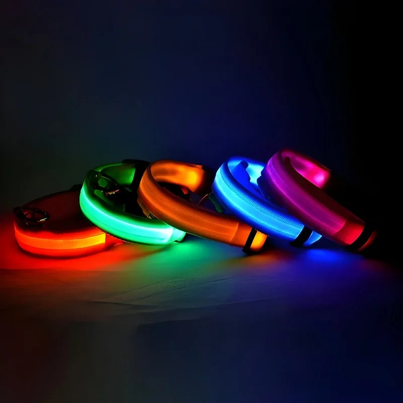 Dog Collar LED Night Safety Flashing