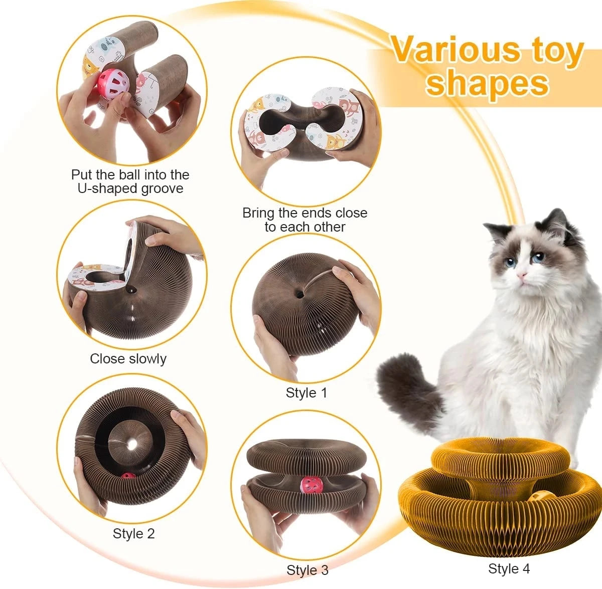 Magic Cat Scratcher Toy