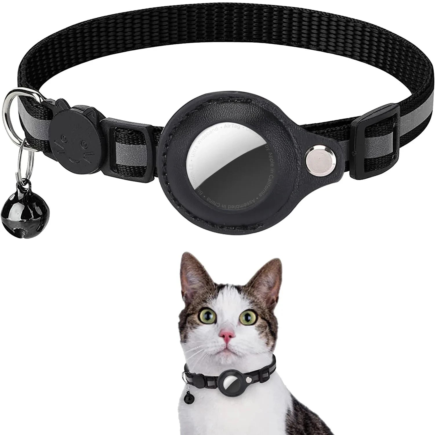 Breakaway Cat Collar with AirTag Holder