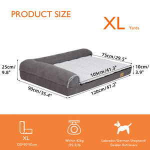 Orthopedic L-Shape Dog bed