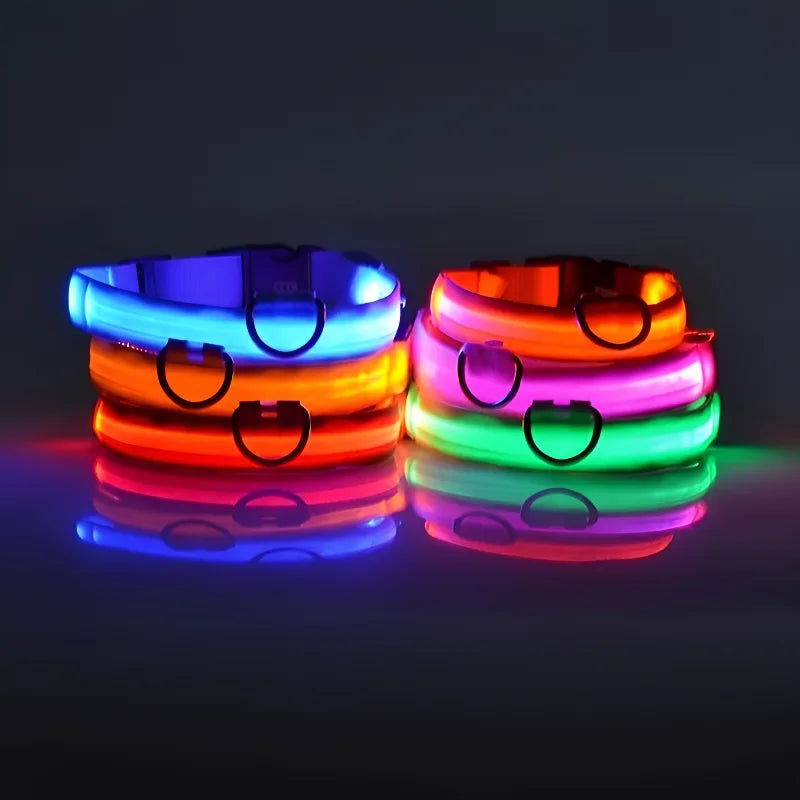 Dog Collar LED Night Safety Flashing